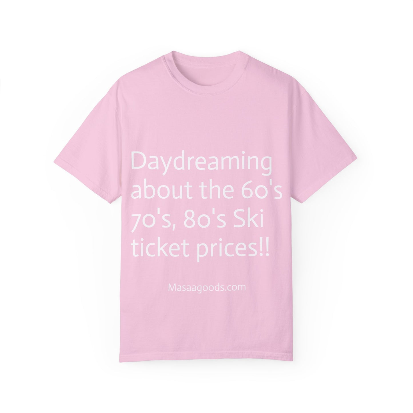 Vintage Ski Ticket Pricing Unisex T-shirt - Make American Skiing Affordable Again