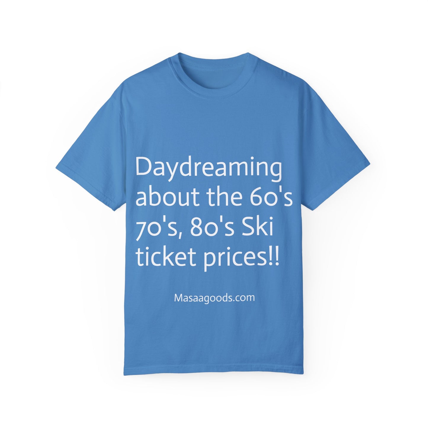 Vintage Ski Ticket Pricing Unisex T-shirt - Make American Skiing Affordable Again