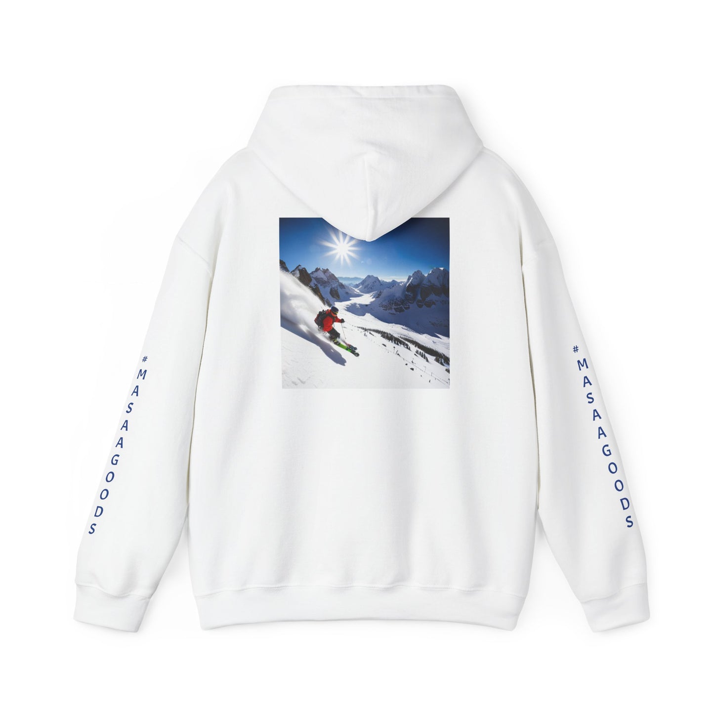 Skiing Sweatshirt - Make Skiing Affordable Again Saying - Bluebird Powder Day