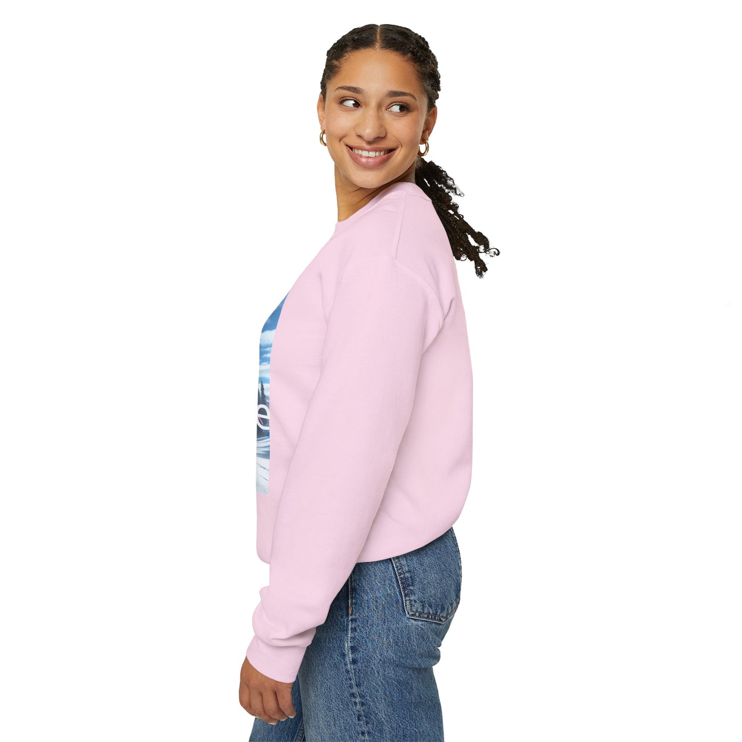 Skiing Women Crewneck Sweatshirt - Make Skiing Affordable Again