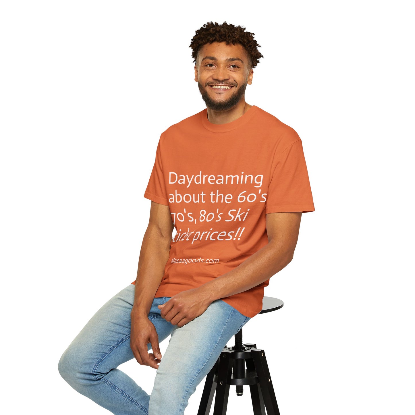 Vintage Ski Ticket Pricing Unisex T-shirt - Make American Skiing Affordable Again