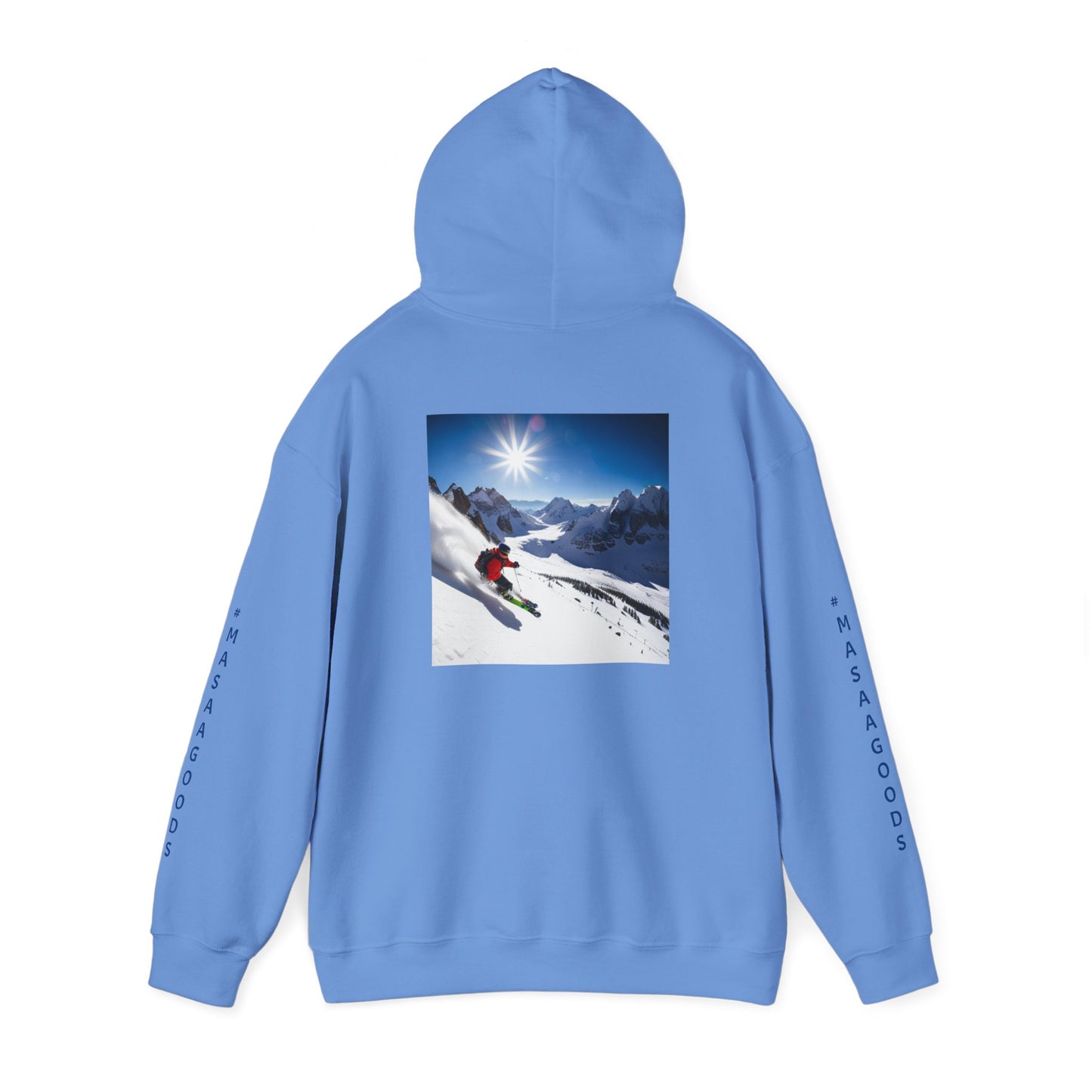 Skiing Sweatshirt - Make Skiing Affordable Again Saying - Bluebird Powder Day