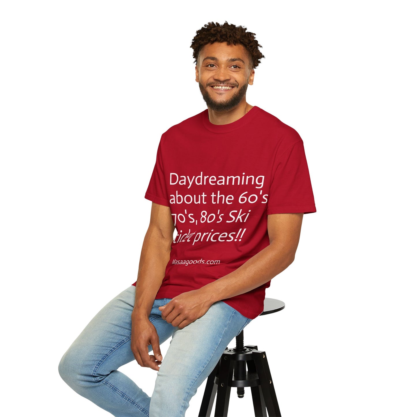 Vintage Ski Ticket Pricing Unisex T-shirt - Make American Skiing Affordable Again