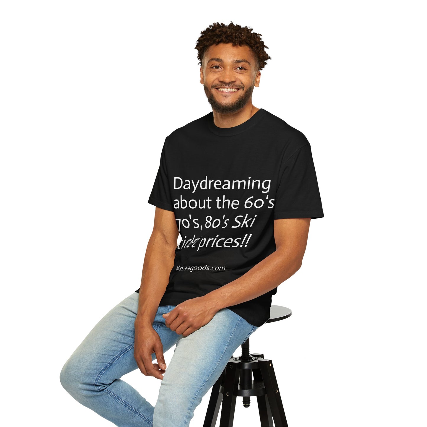 Vintage Ski Ticket Pricing Unisex T-shirt - Make American Skiing Affordable Again
