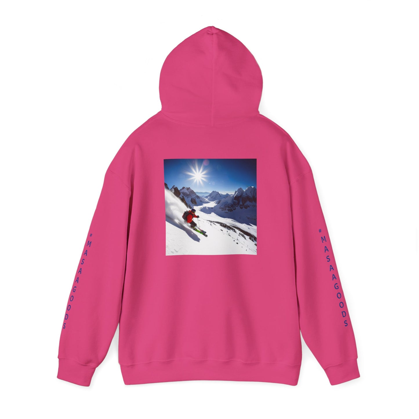 Skiing Sweatshirt - Make Skiing Affordable Again Saying - Bluebird Powder Day