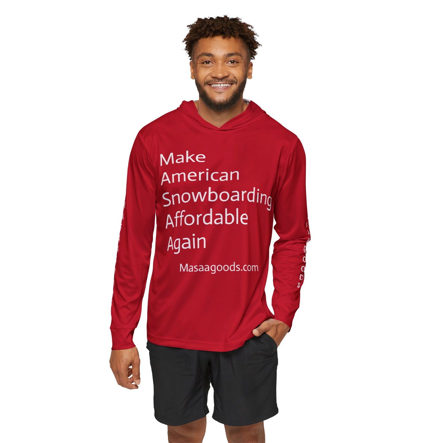 Sports Hoodie 'Make American Snowboarding Affordable Again'