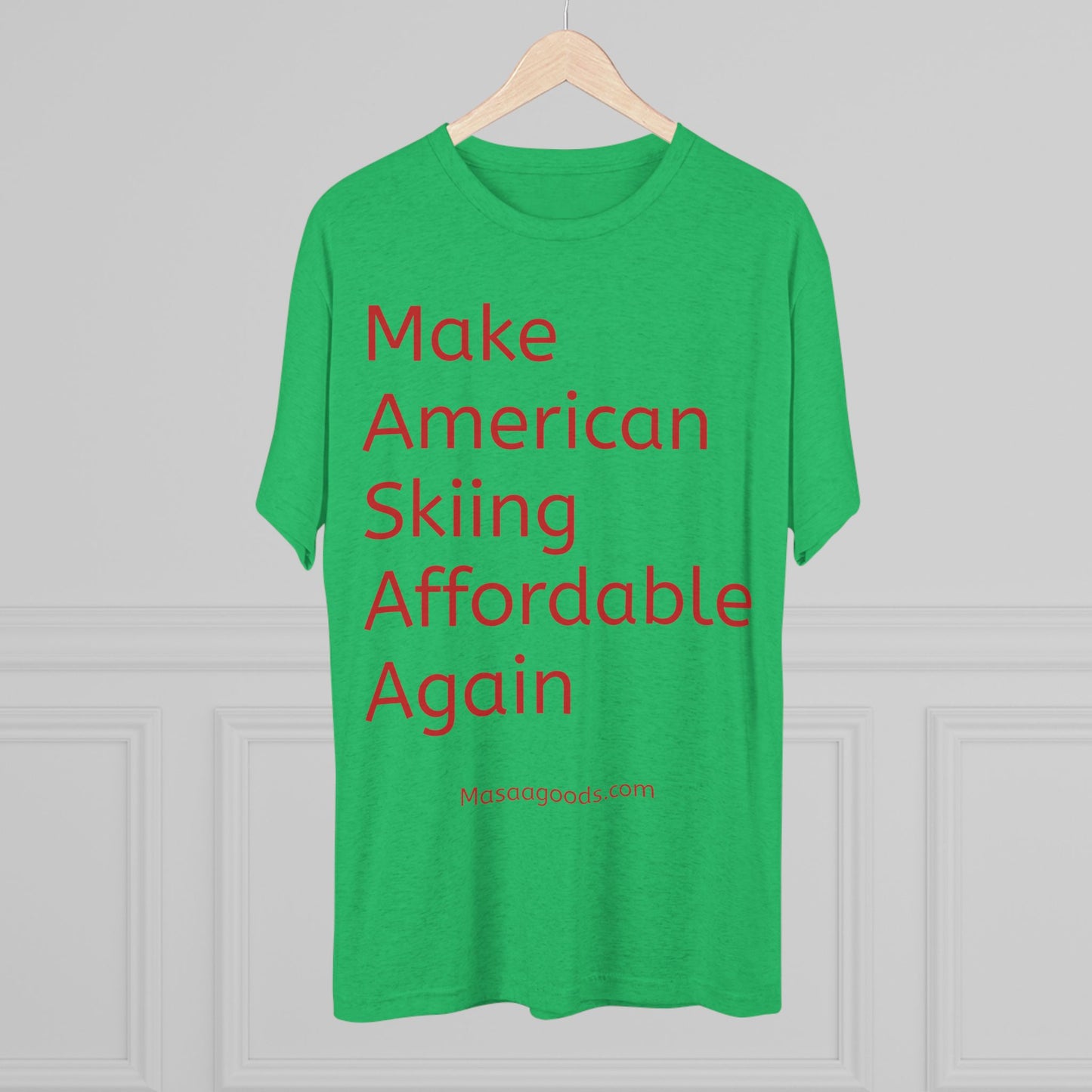 Ski Tee - Make American skiing affordable again