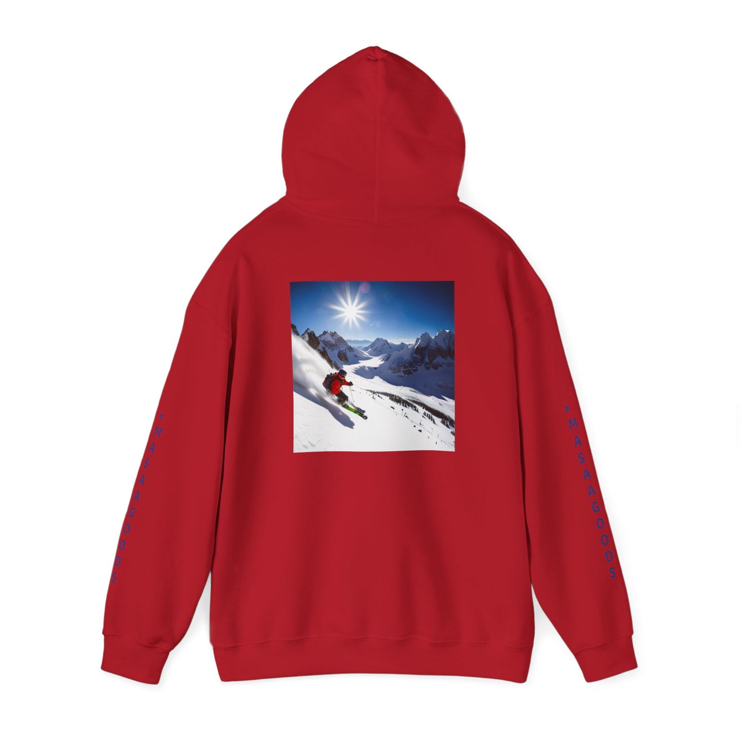 Skiing Sweatshirt - Make Skiing Affordable Again Saying - Bluebird Powder Day