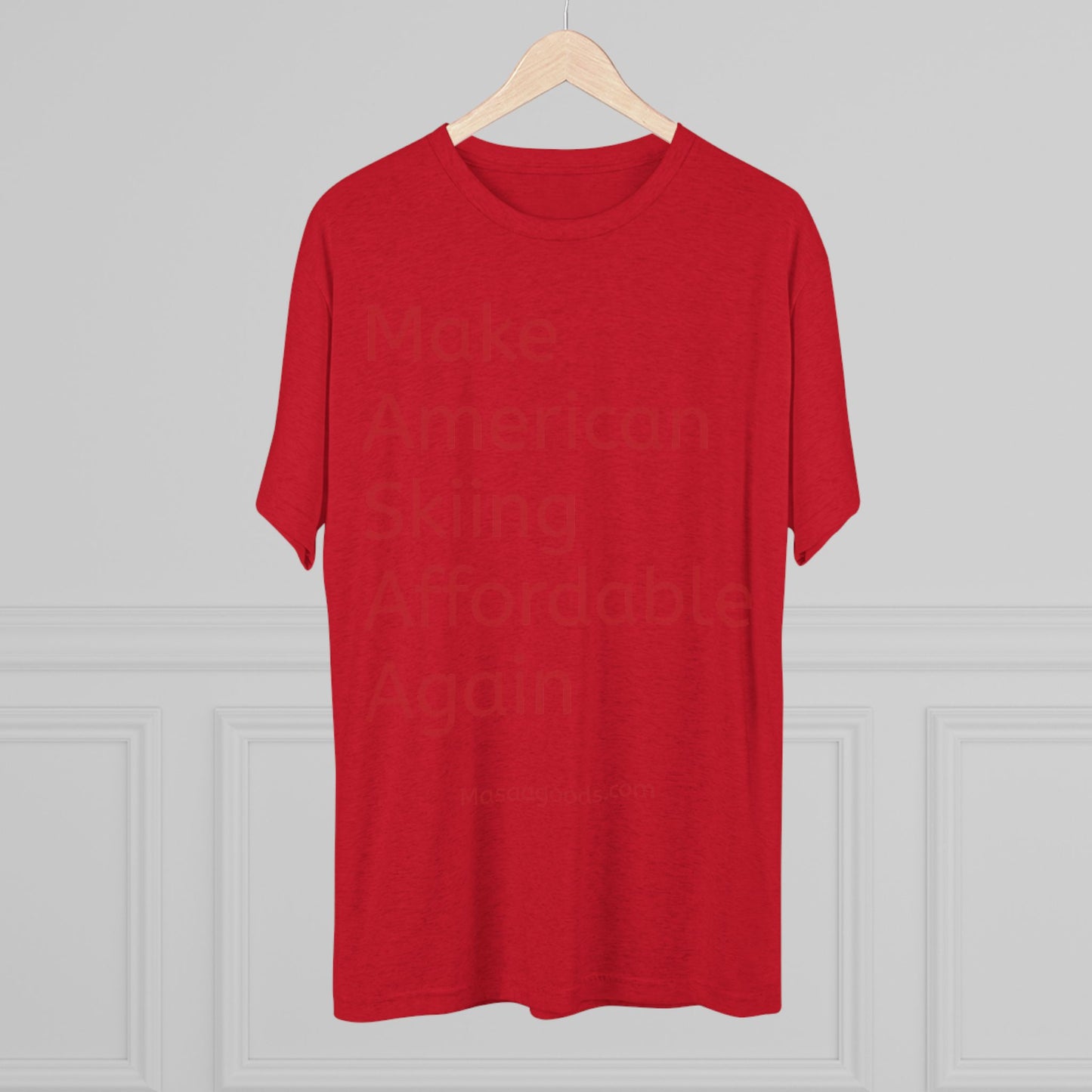 Ski Tee - Make American skiing affordable again