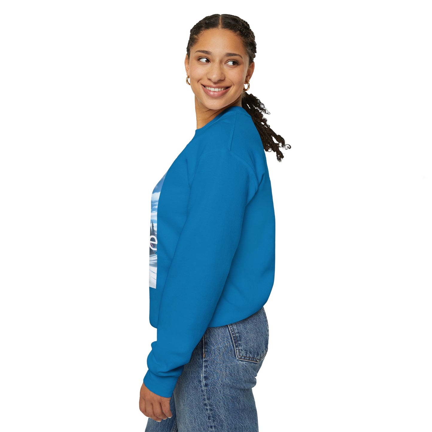 Skiing Women Crewneck Sweatshirt - Make Skiing Affordable Again