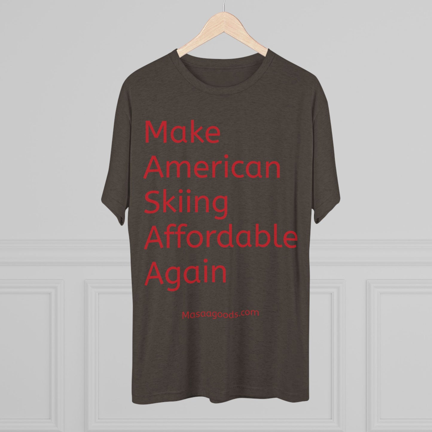 Ski Tee - Make American skiing affordable again