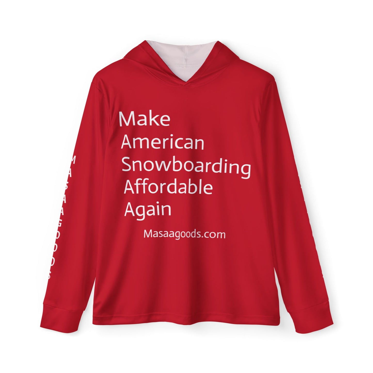 Sports Hoodie 'Make American Snowboarding Affordable Again'