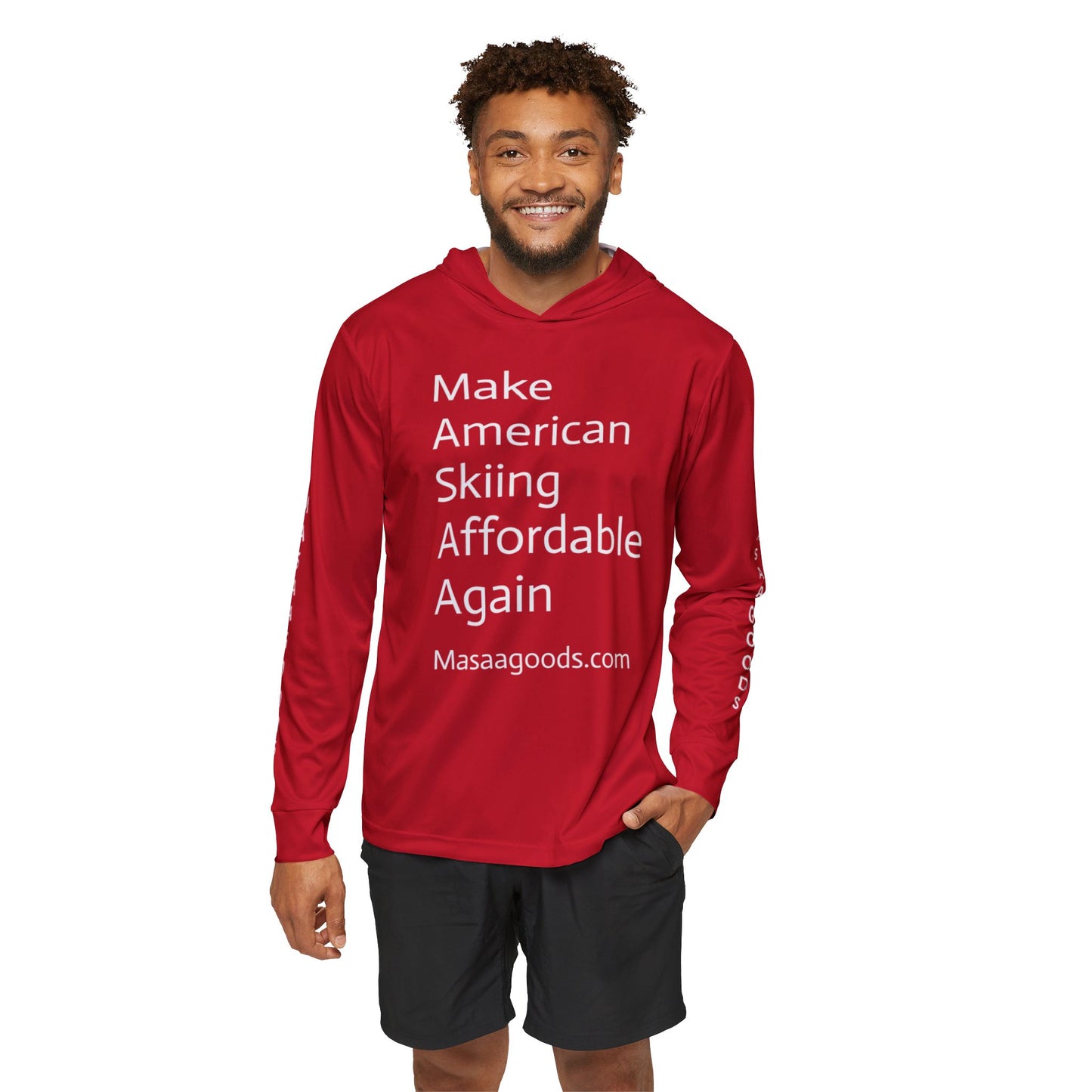 Sports Hoodie 'Make American Skiing Affordable Again'