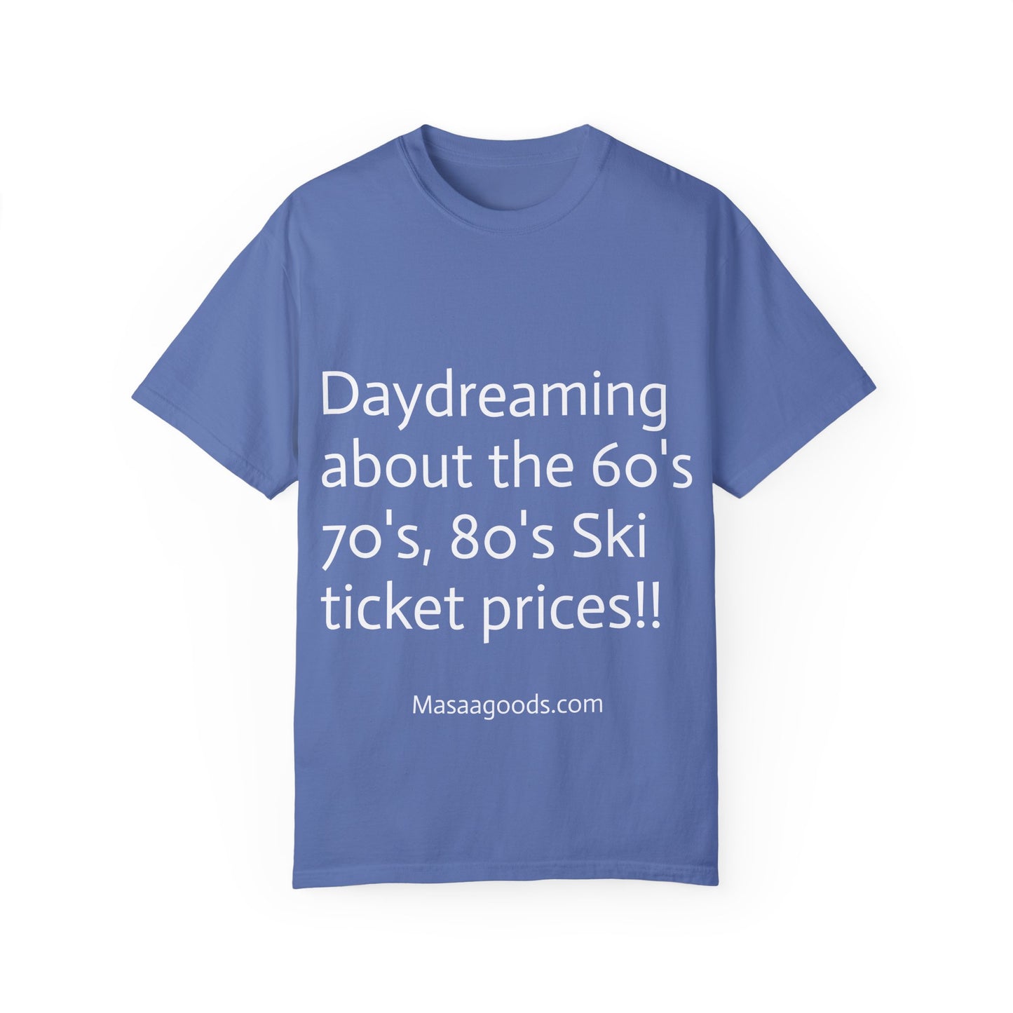 Vintage Ski Ticket Pricing Unisex T-shirt - Make American Skiing Affordable Again