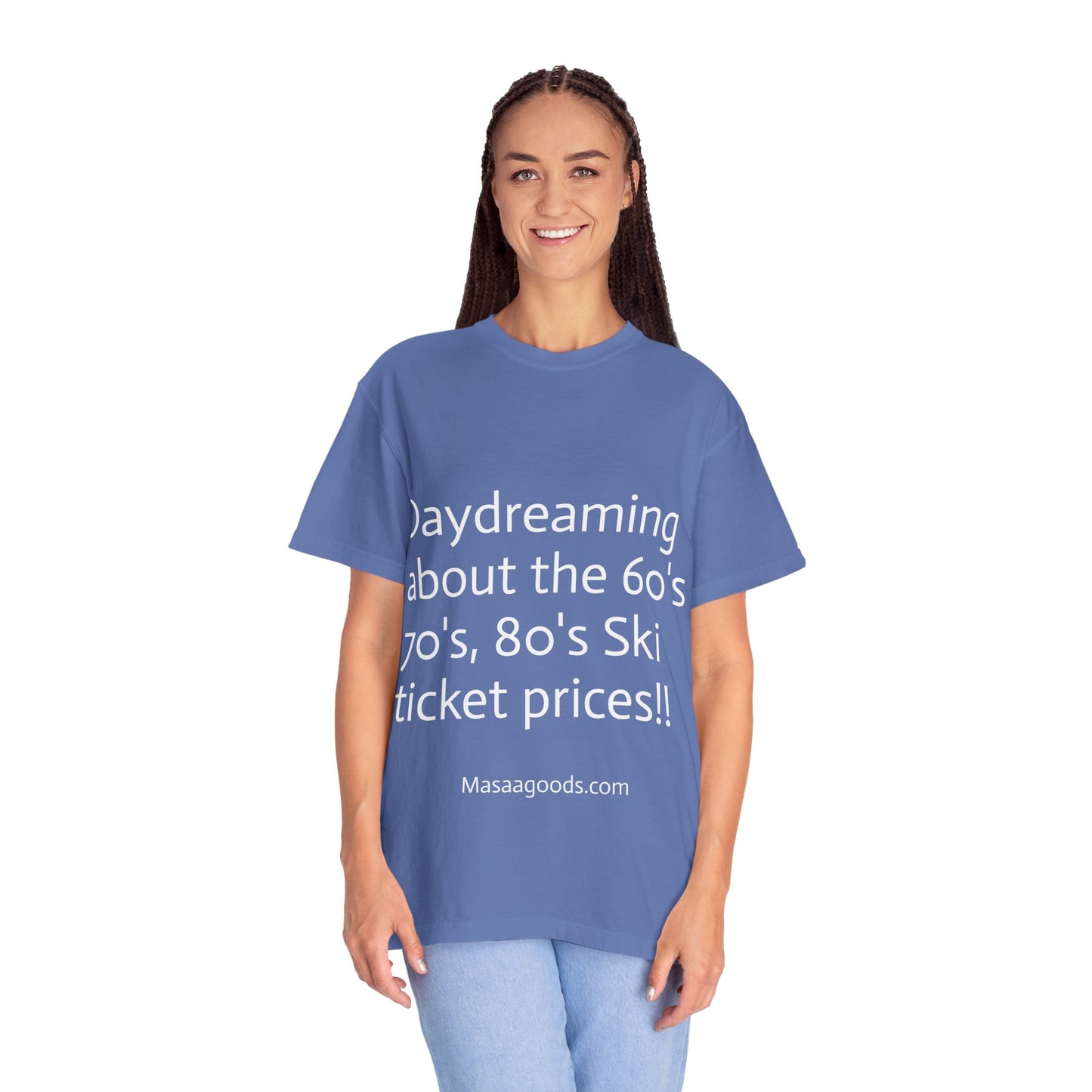 Vintage Ski Ticket Pricing Unisex T-shirt - Make American Skiing Affordable Again