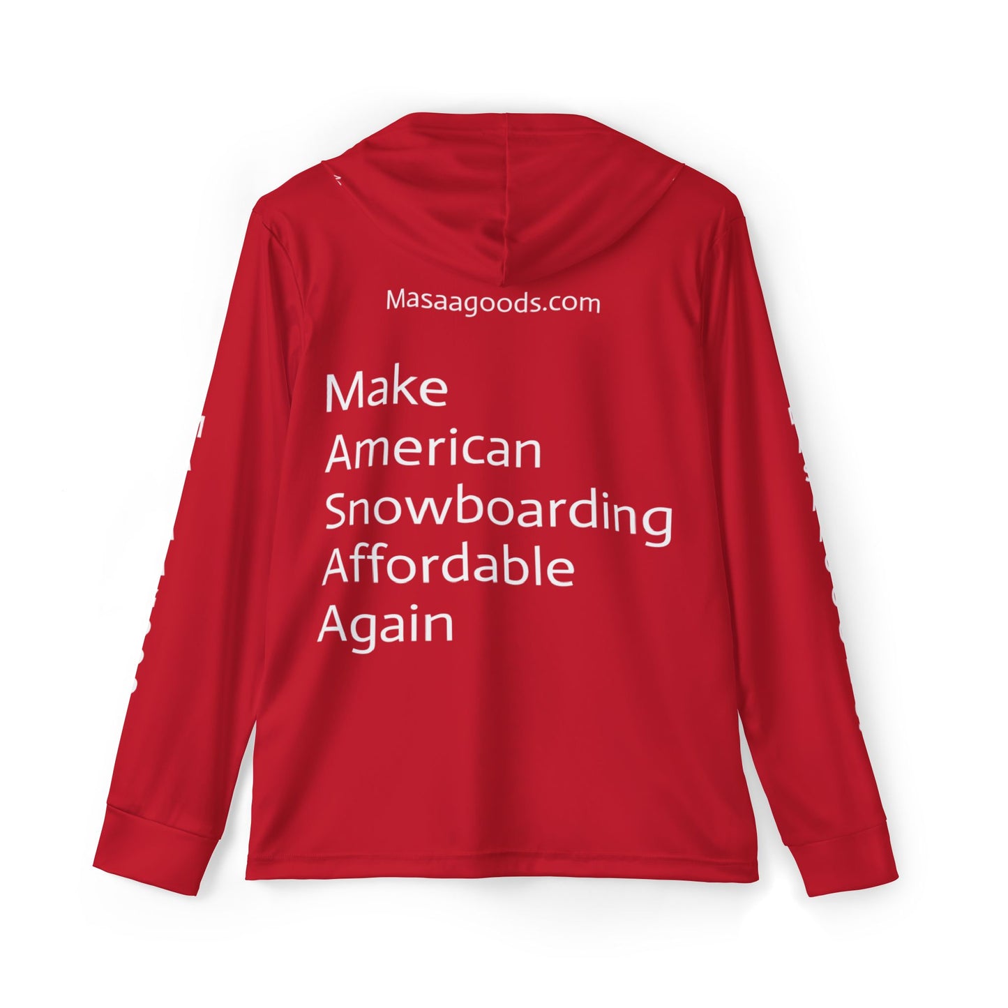 Sports Hoodie 'Make American Snowboarding Affordable Again'
