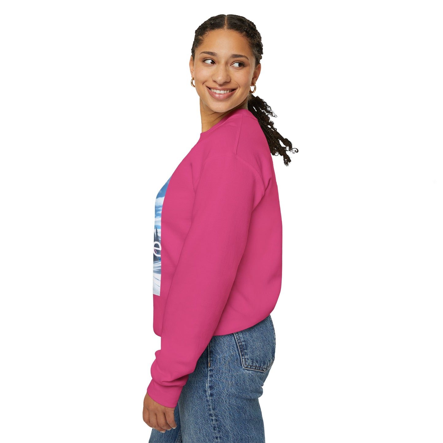 Skiing Women Crewneck Sweatshirt - Make Skiing Affordable Again