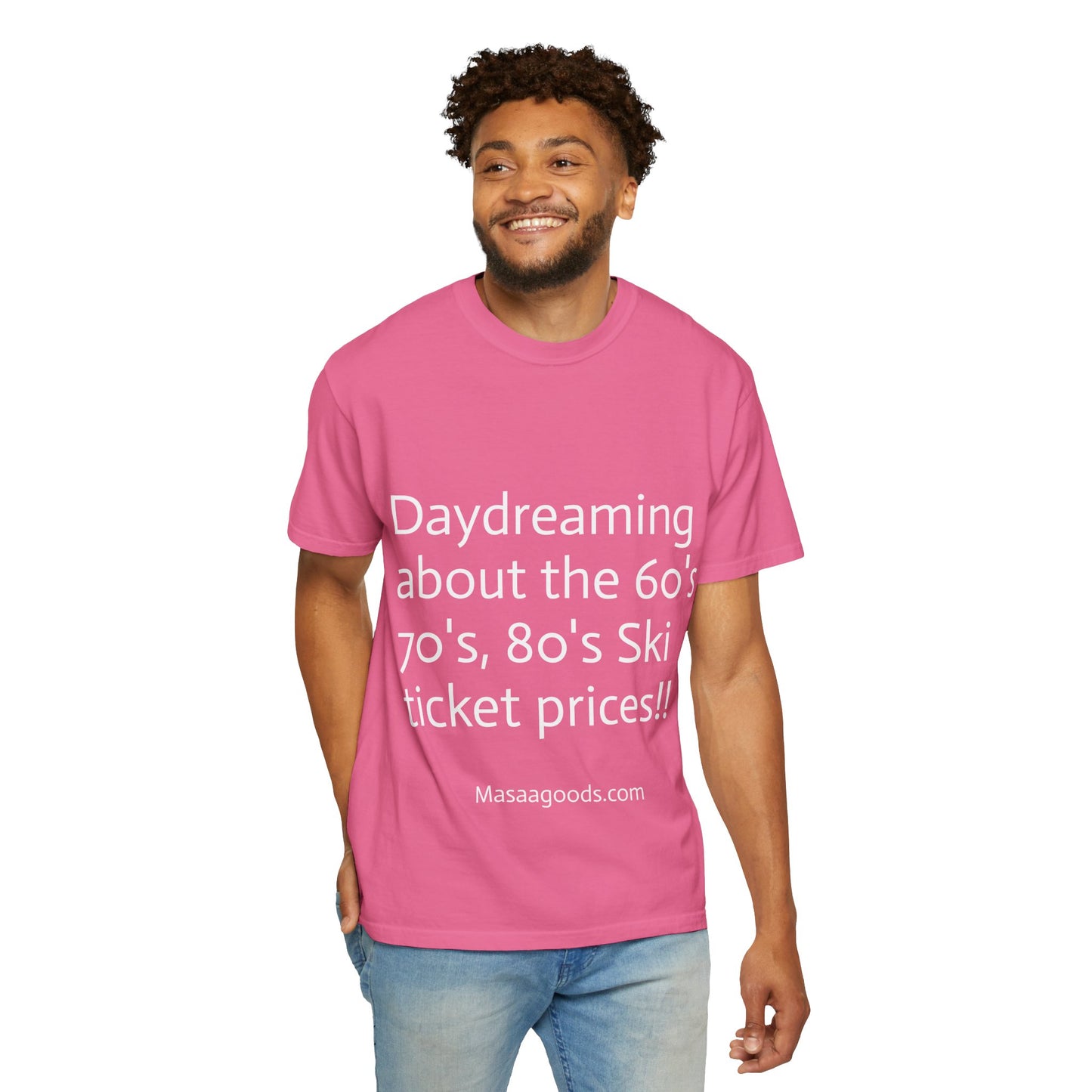 Vintage Ski Ticket Pricing Unisex T-shirt - Make American Skiing Affordable Again