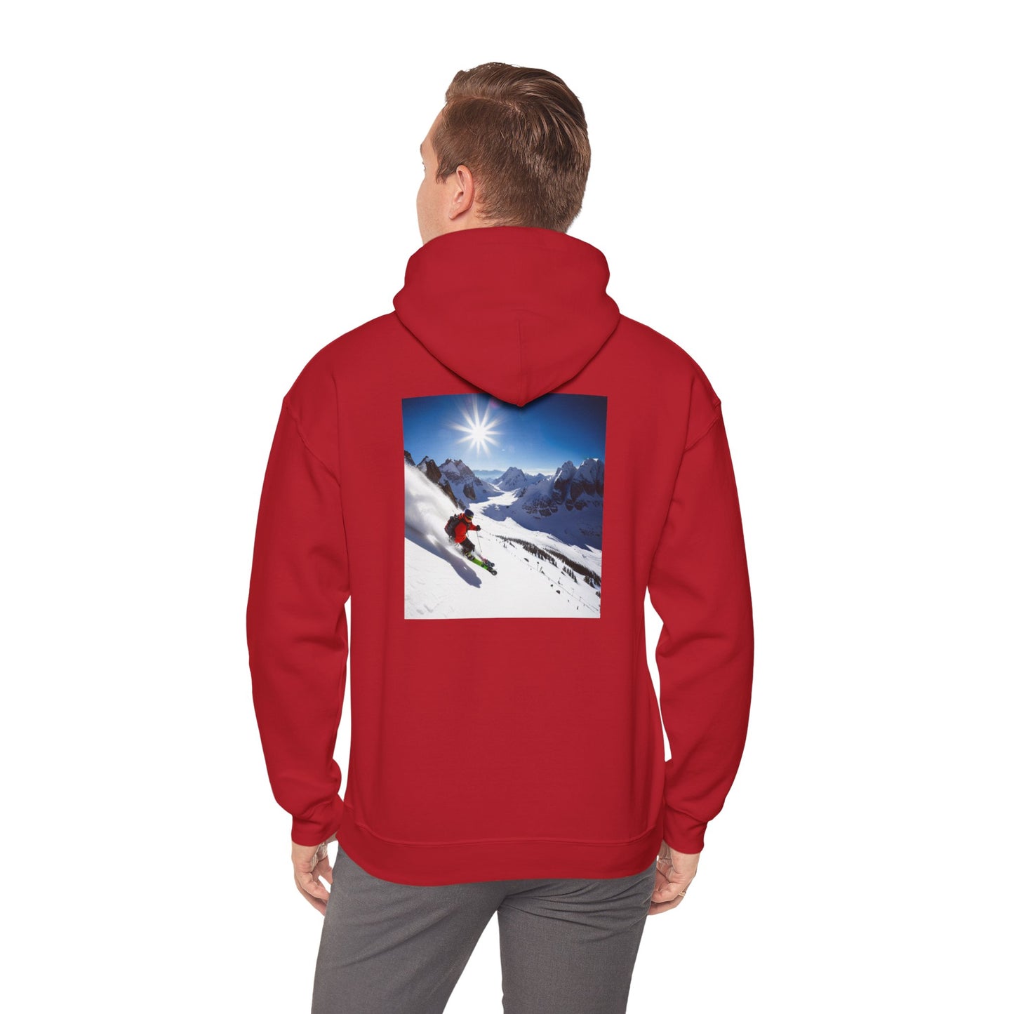 Skiing Sweatshirt - Make Skiing Affordable Again Saying - Bluebird Powder Day