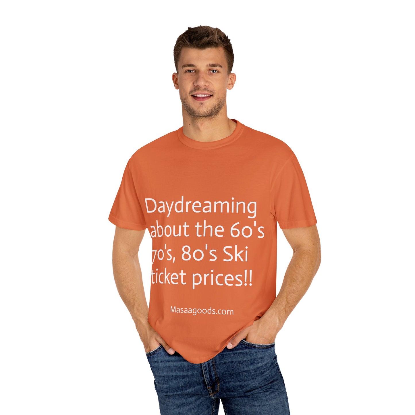 Vintage Ski Ticket Pricing Unisex T-shirt - Make American Skiing Affordable Again