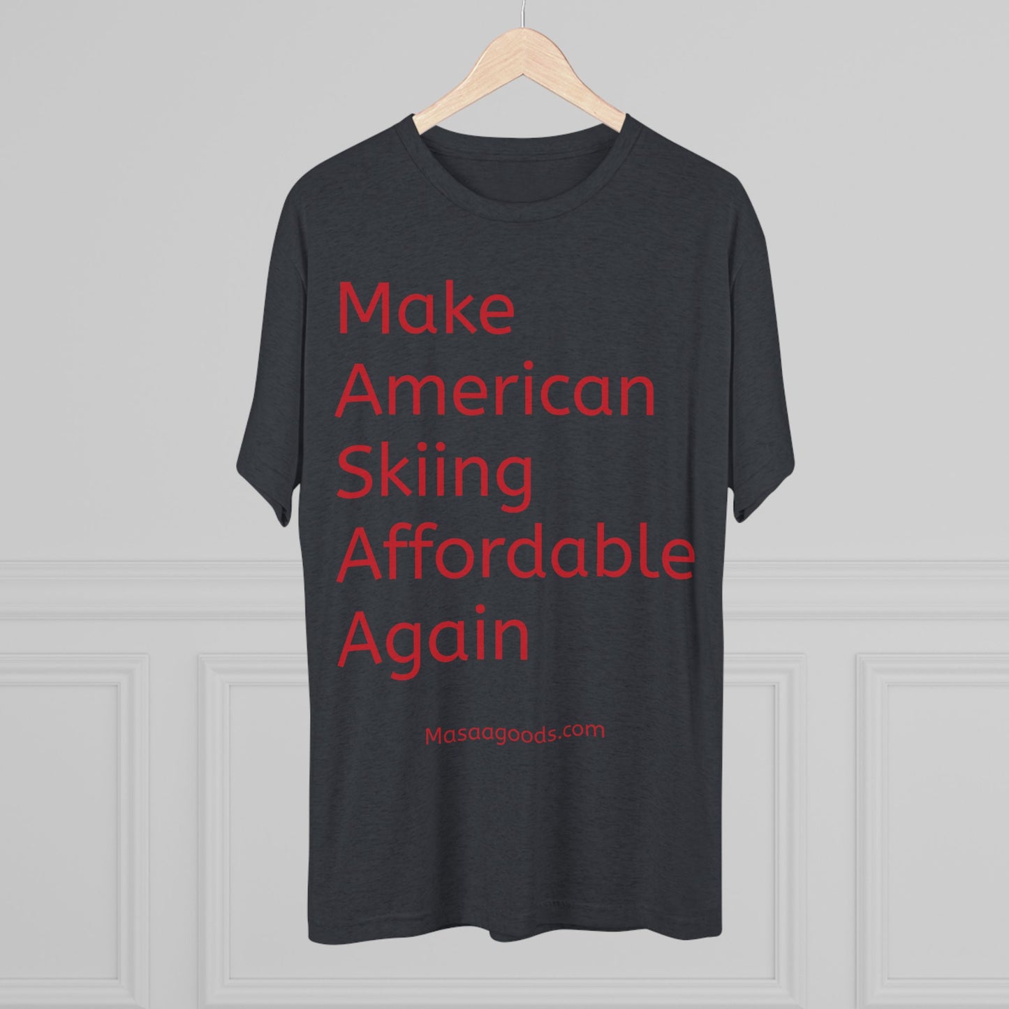 Ski Tee - Make American skiing affordable again