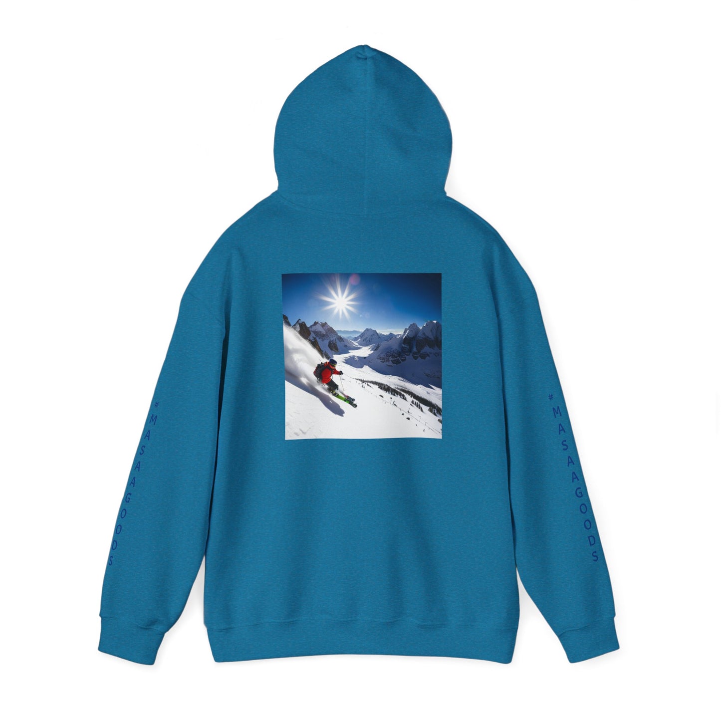 Skiing Sweatshirt - Make Skiing Affordable Again Saying - Bluebird Powder Day