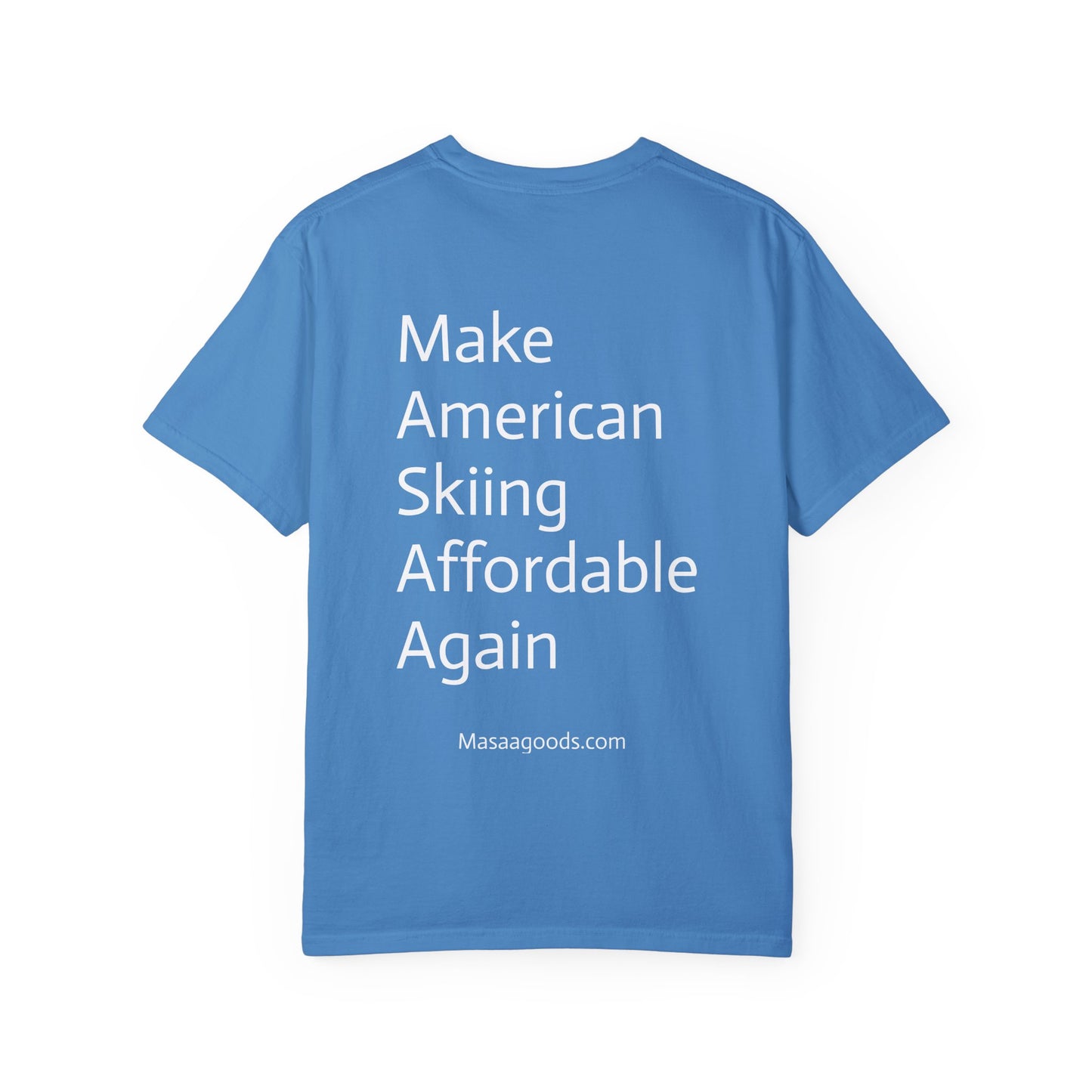 Vintage Ski Ticket Pricing Unisex T-shirt - Make American Skiing Affordable Again