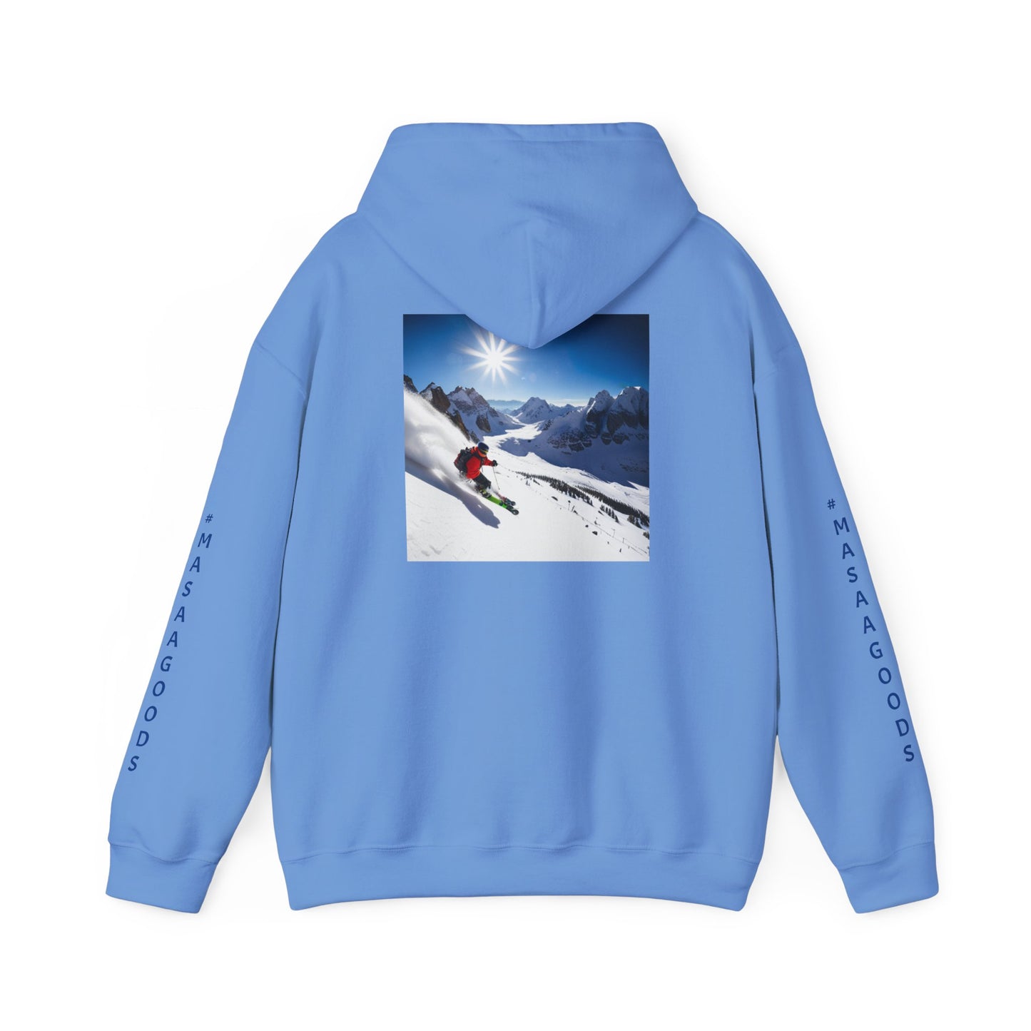Skiing Sweatshirt - Make Skiing Affordable Again Saying - Bluebird Powder Day