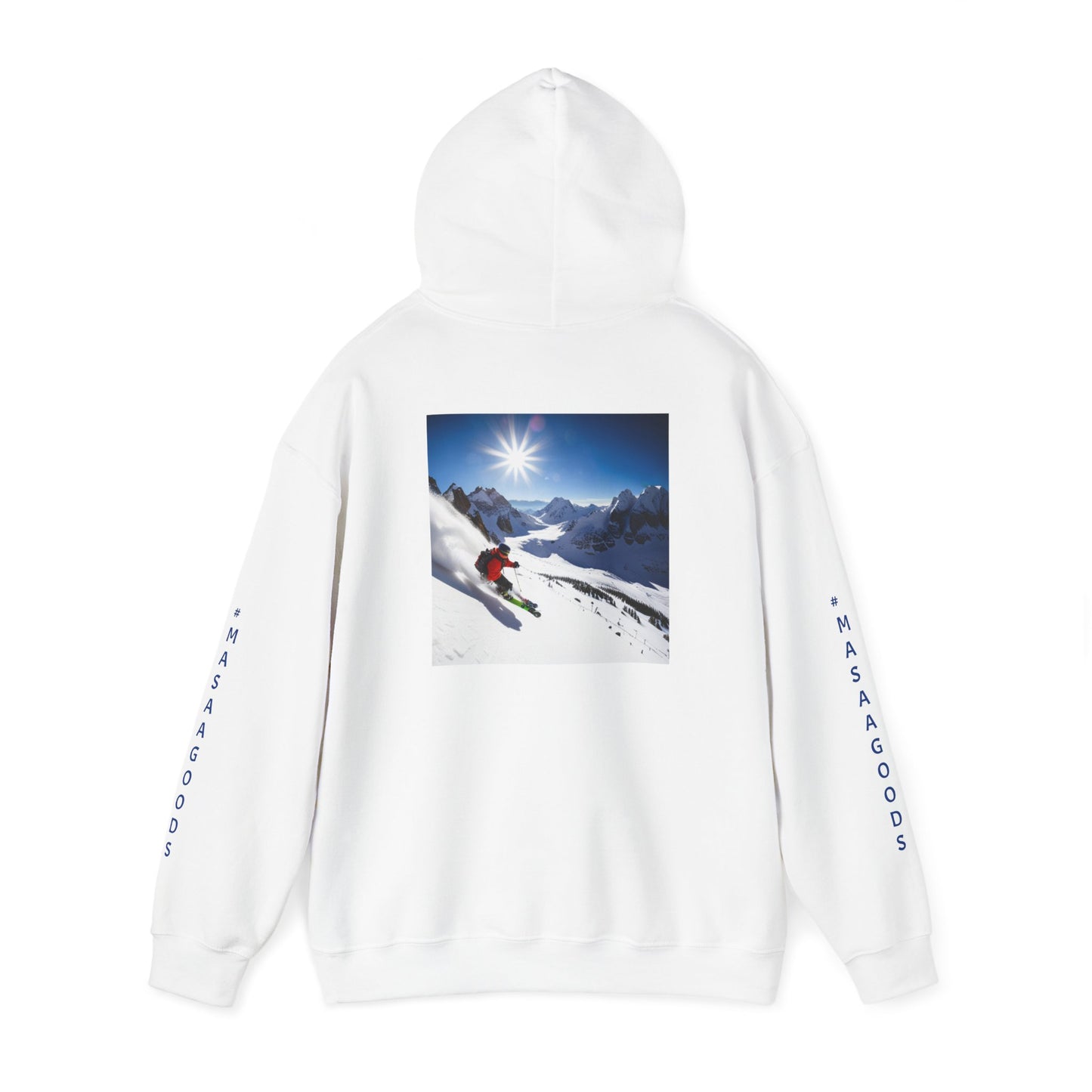 Skiing Sweatshirt - Make Skiing Affordable Again Saying - Bluebird Powder Day