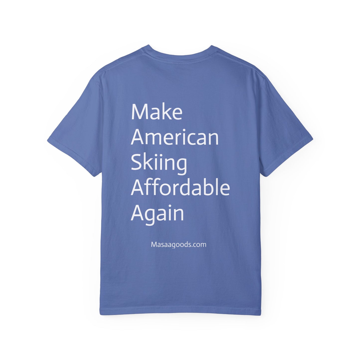 Vintage Ski Ticket Pricing Unisex T-shirt - Make American Skiing Affordable Again