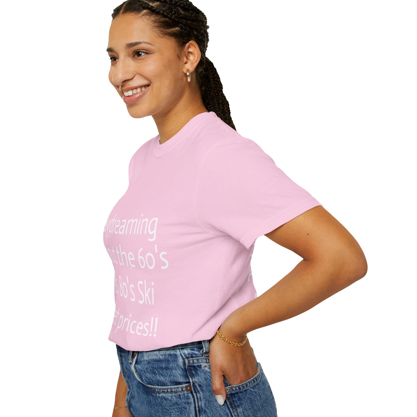 Vintage Ski Ticket Pricing Unisex T-shirt - Make American Skiing Affordable Again