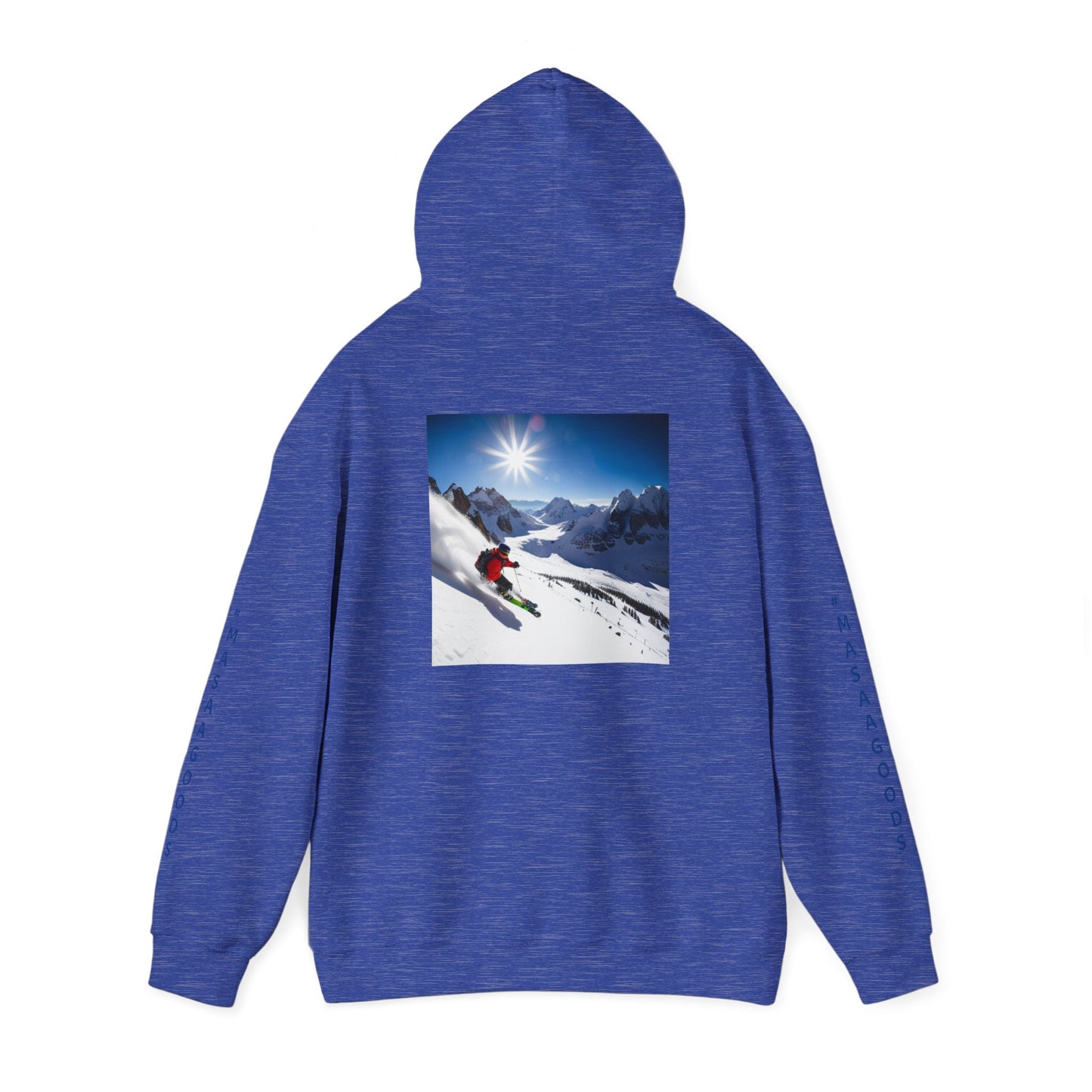 Skiing Sweatshirt - Make Skiing Affordable Again Saying - Bluebird Powder Day