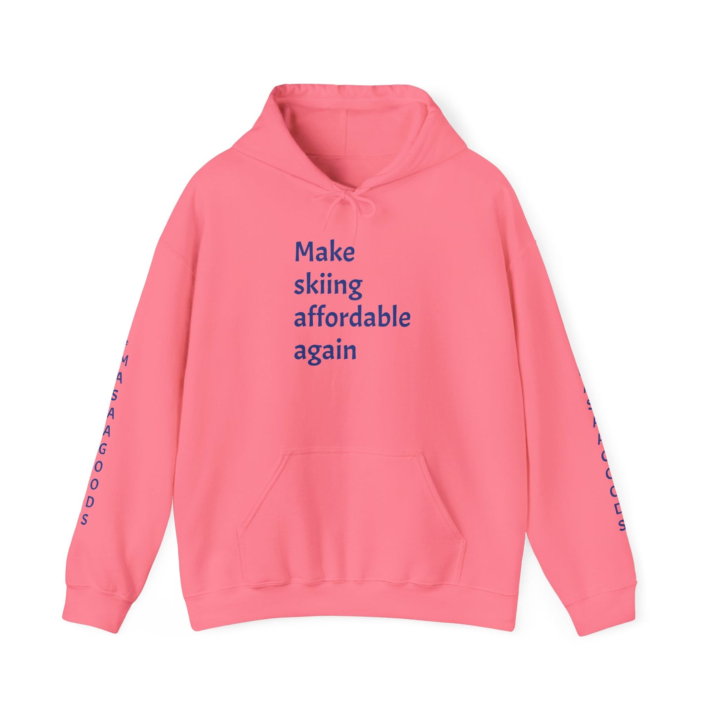 Skiing Sweatshirt - Make Skiing Affordable Again Saying - Bluebird Powder Day