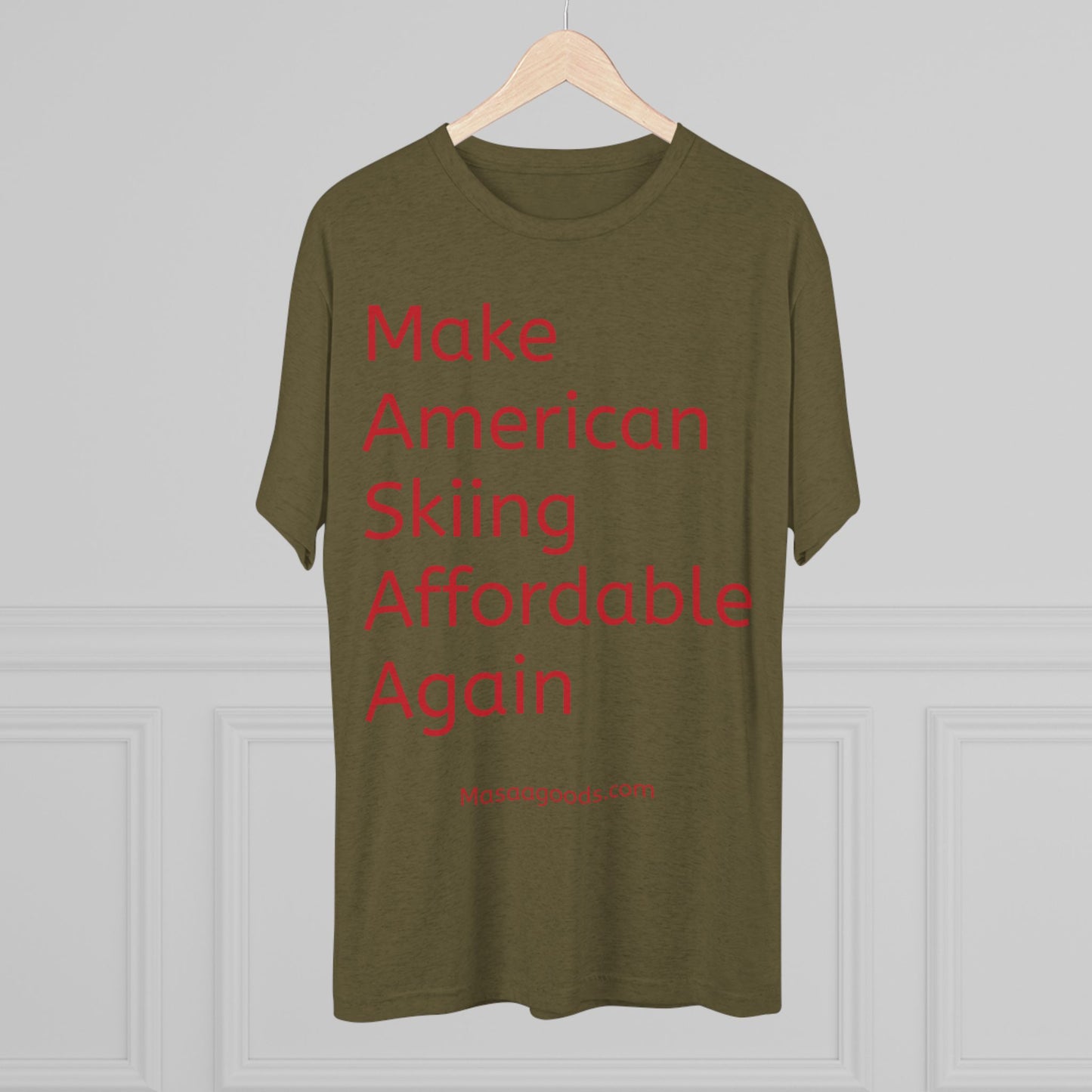 Ski Tee - Make American skiing affordable again