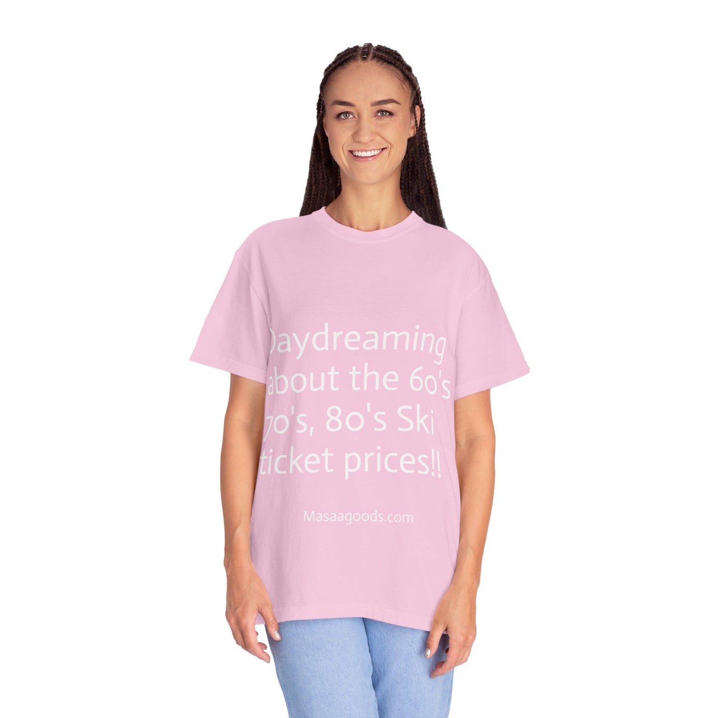 Vintage Ski Ticket Pricing Unisex T-shirt - Make American Skiing Affordable Again